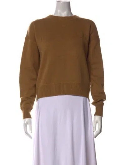 Pre-owned Mother Cashmere Crew Neck Sweater In Brown