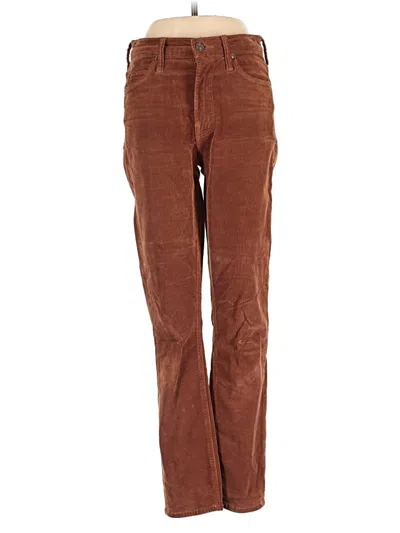 Pre-owned Mother Casual Pants In Brown