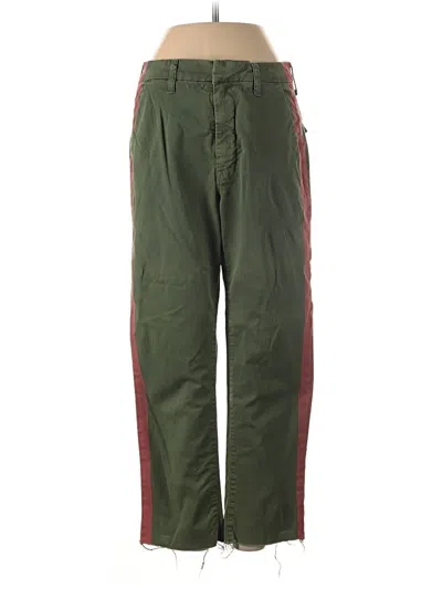 Pre-owned Mother Casual Pants In Green