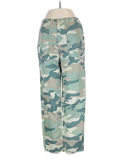 Pre-owned Mother Casual Pants In Green