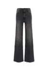 Mother Jeans Hustler Roller Sneak Fray In Gray