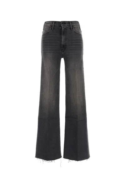 MOTHER CHARCOAL STRETCH DENIM THE HUSTLER JEANS