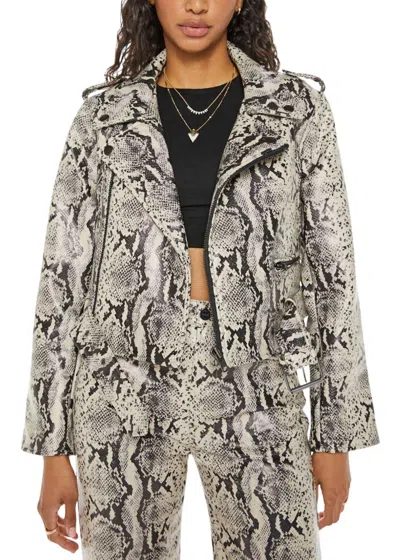 Mother Chopper Jacket In In Cold Blood In Animal Print