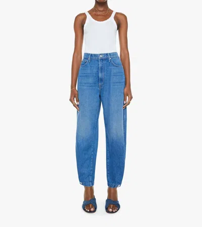 Mother Chute Flood Jeans In Breaking New Ground In Blue