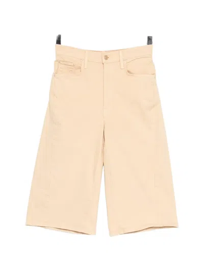 Mother Classic Five Pockets Denim Shorts In Neutral