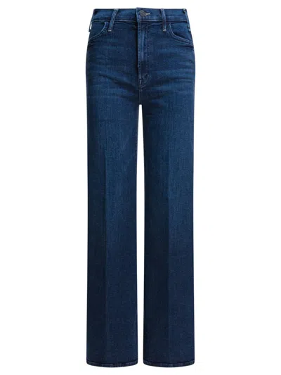Mother Classic Straight-leg Jeans With Subtle Fading In Blue