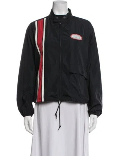 Pre-owned Mother Colorblock Pattern Jacket In Black