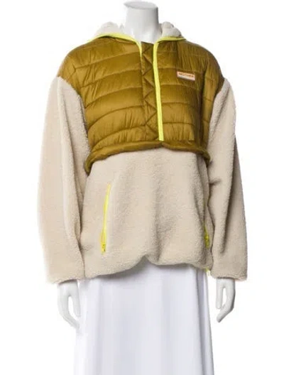 Pre-owned Mother Colorblock Pattern Jacket In Neutral