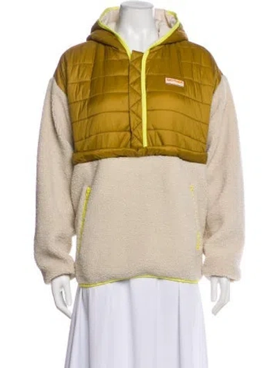 Pre-owned Mother Colorblock Pattern Jacket In Neutral
