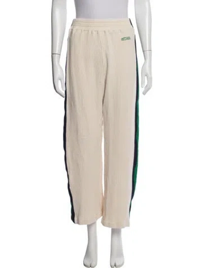 Pre-owned Mother Colorblock Pattern Sweatpants In Neutral