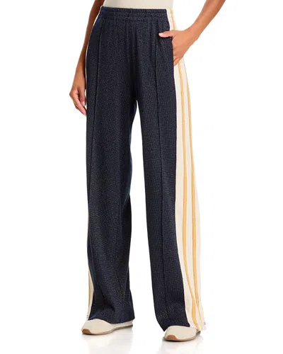 Mother Contrast Stripe Track Pants In Blue