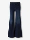 Mother The Twister Sneak Denim Jeans In Blue