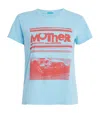 Mother Cotton Goodie Goodie T-shirt In  Racecar