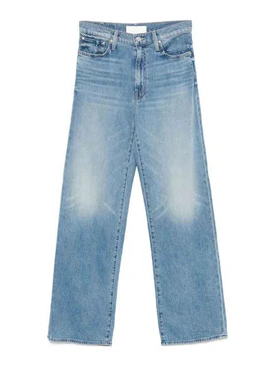 Mother Cotton Jean In Blue