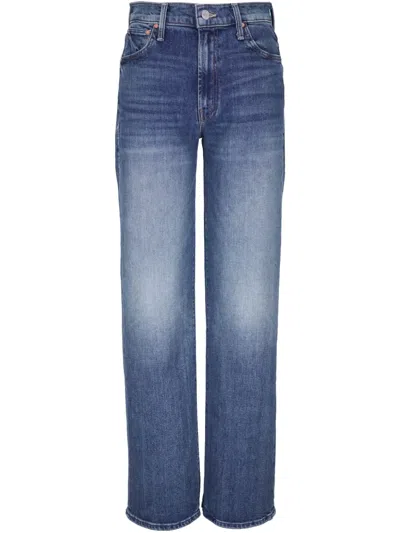 Mother Jeans Aus Baumwolle In Blau