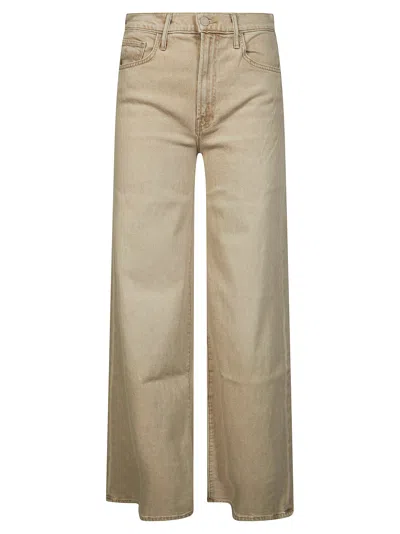 Mother Cotton Jeans In Brown