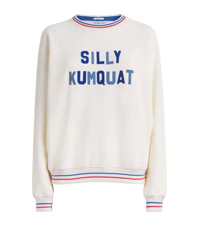 Mother Cotton The Big Sport Sweatshirt In White