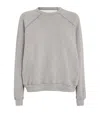 Mother Cotton The Biggie Concert Sweatshirt In Grey
