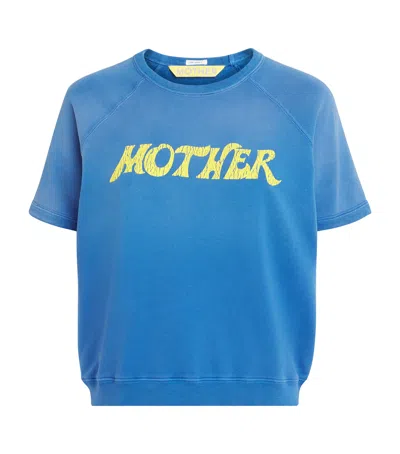 Mother Cotton The Concert T-shirt In Blue
