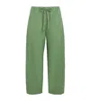 Mother The Drawn Half-pipe Ankle Pants In Green