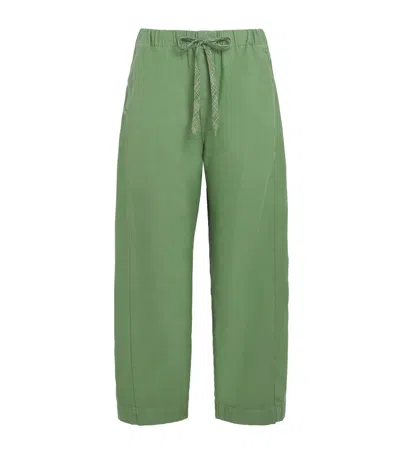 MOTHER THE DRAWN HALF-PIPE ANKLE TROUSERS