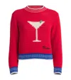 Mother Cotton The Mini Pullover Sweater In Red