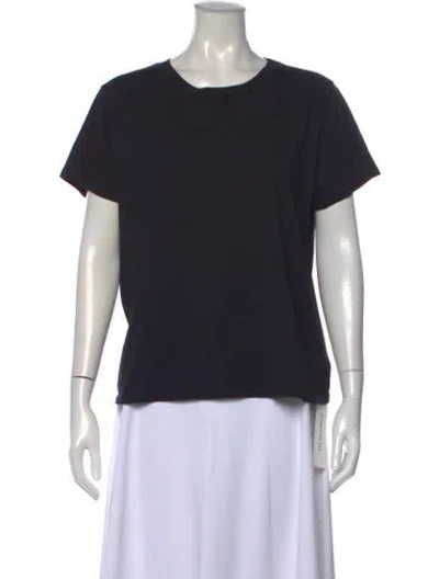 Pre-owned Mother Crew Neck Short Sleeve T-shirt In Blue