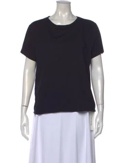 Pre-owned Mother Crew Neck Short Sleeve T-shirt In Blue