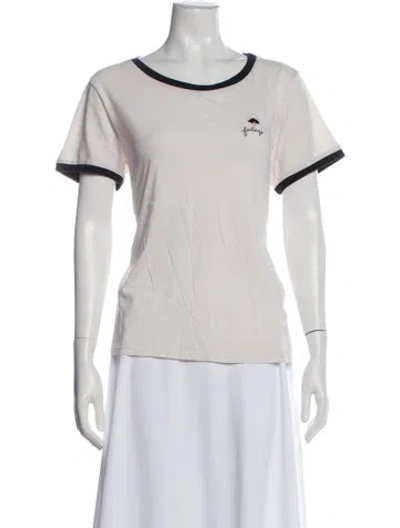 Pre-owned Mother Crew Neck Short Sleeve T-shirt W/ Tags In Neutral