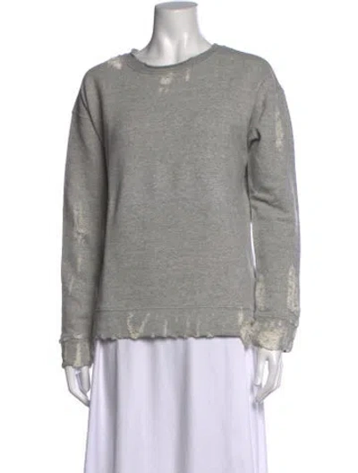 Pre-owned Mother Crew Neck Sweater W/ Tags In Grey