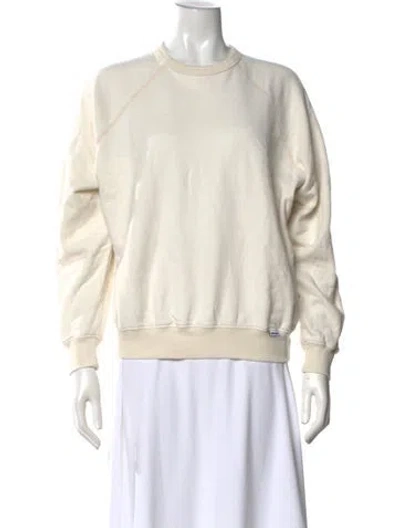 Pre-owned Mother Crew Neck Sweater W/ Tags In Neutral