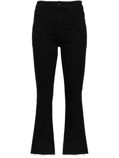 MOTHER CROPPED FLARED JEANS