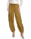 Mother Curbside Cargo Quickie Cinch Pant In Yellow