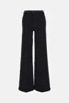 Mother Dark Blue The Hustler Roller Sneak Jeans In Blue