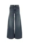 Mother The Swisher Sneak Off The Beaten Path Jeans In Grigio