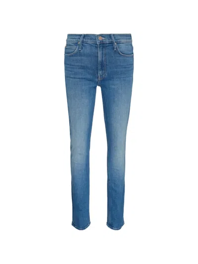 Mother Dazzler Mid-rise Jeans In Blue