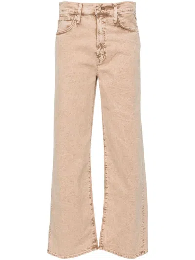 Mother The Dodger Ankle Jeans In Neutral