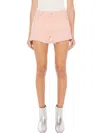 Mother The Dodger Frayed Denim Shorts In Multi