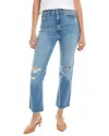 MOTHER MOTHER DENIM HIGH-WAIST RIDER PARTY LIKE A PIRATE ANKLE FRAY JEAN