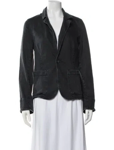 Pre-owned Mother Denim Jacket In Black