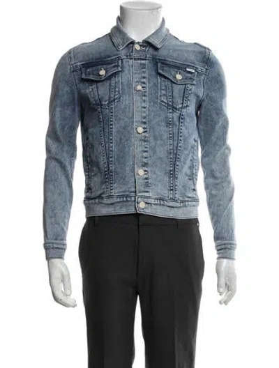 Pre-owned Mother Denim Jacket In Blue
