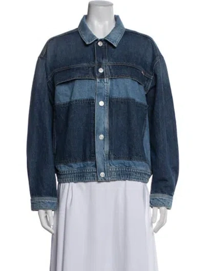 Pre-owned Mother Denim Jacket In Blue