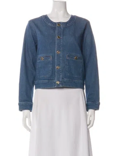 Pre-owned Mother Denim Jacket In Multi