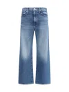 Mother The Roller Jeans In Blue