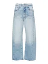 Mother The Half Pipe Ankle This Is How I Roll Jeans In Light Wash