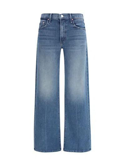 Mother Denim Lasso Sneak Jeans In Blue