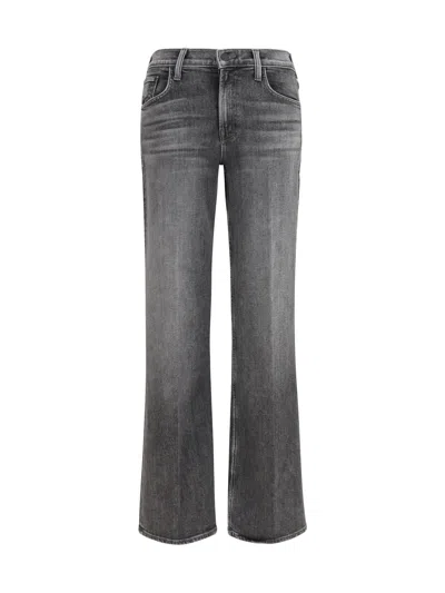 Mother Denim Mid-rise Bootcut Jeans In Gray