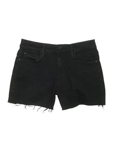 Pre-owned Mother Denim Shorts In Black