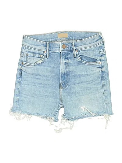 Pre-owned Mother Denim Shorts In Blue