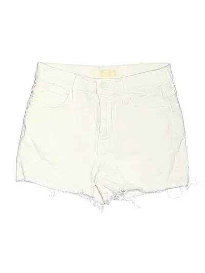Pre-owned Mother Denim Shorts In Ivory